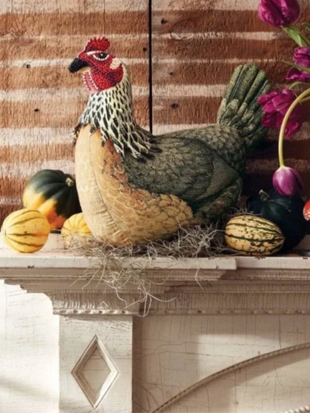 John Derian Target Chicken Pillow